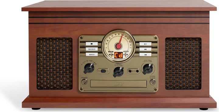 Image du produit Victrola Classic Chaine Stereo 6 En 1 Platine Vinyle Acajou New Pack (Automatique)