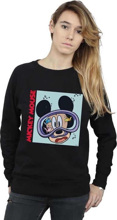 Actual product image Disney Womens/Ladies Mickey Mouse Under Water Sweatshirt (S)