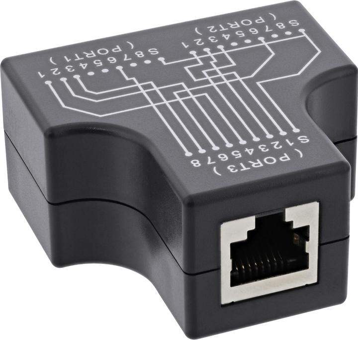 Produktbild InLine Cat.5e STP T-Adapter (Port-Doppler) (Konverter)