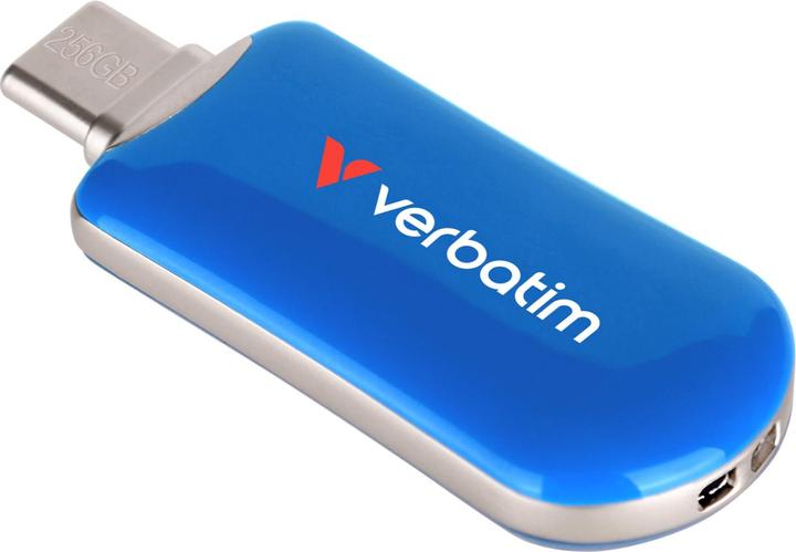 Immagine prodotto Verbatim Plectra Blue 256GB USB-C Flash Drive 30234 (256 GB, USB-C)