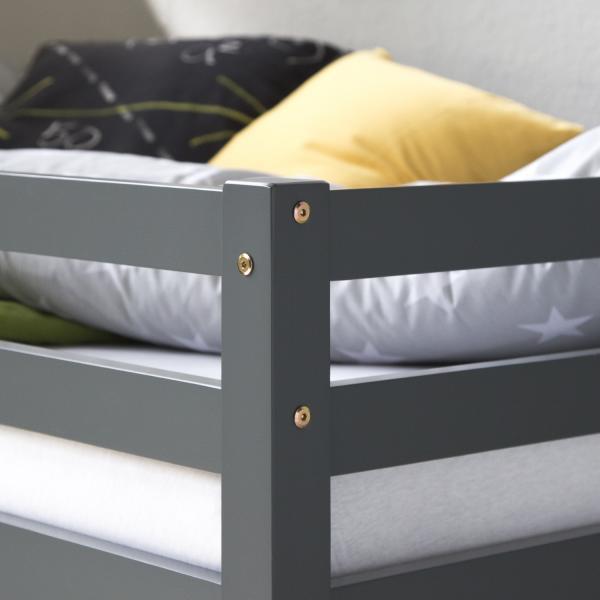 Immagine prodotto Homestyle4u Letto a soppalco con scala e scivolo (90 x 200 cm)