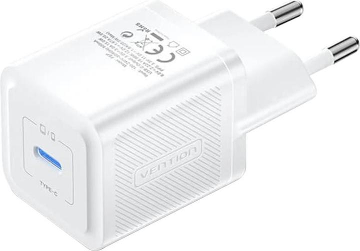 Actual product image Vention Wall charger,, FEPW0-EU, USB-C, 20W, GaN (white) (20 W)