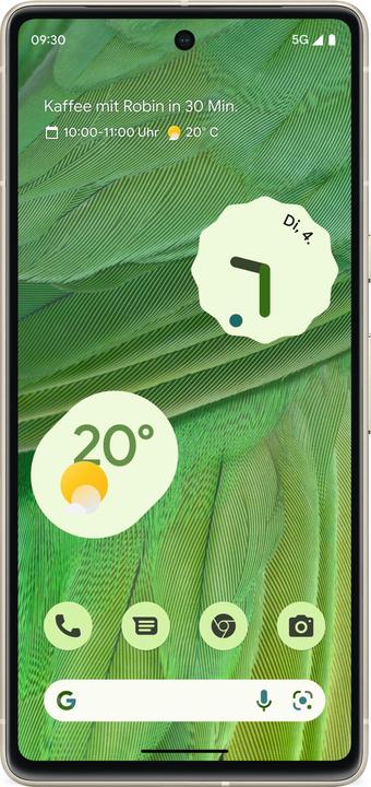 Image du produit Google Pixel 7 (128 Go, Citronnelle, 6.30", SIM + eSIM, 50 Mpx, 5G)