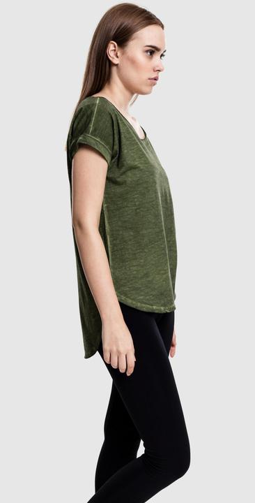 Immagine prodotto Urban Classics Tee lungo da donna a forma di schienale con tintura spray (L)