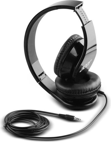 Immagine prodotto Acer Cuffie over-ear nere con jack da 3,5 mm, cavo lungo 1,2 m, volume: 93 db, frequenza: 20Hz (Cablato)