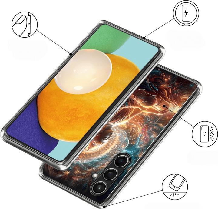 Produktbild Cover-Discount Galaxy S24 FE - Cover Handyhülle mit stilvollem Motiv (Samsung Galaxy S24 FE)