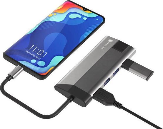 Produktbild Genesis NATEC multiport Fowler Plus USB-C (USB-C, 3 Ports)