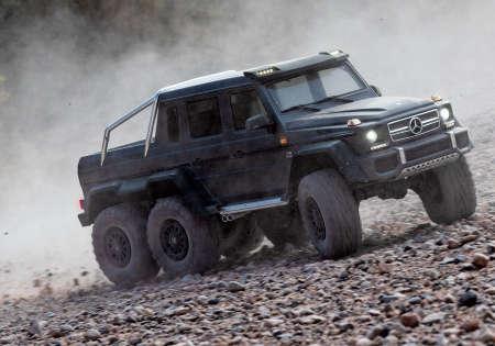 Image du produit Traxxas CRAWLER TRX-6 1:10 6WD EP RTR MERCEDES G63 AMG 6x6 - BLACK SANS chargeur et SANS accu (RTR Prêt à fonctionner)