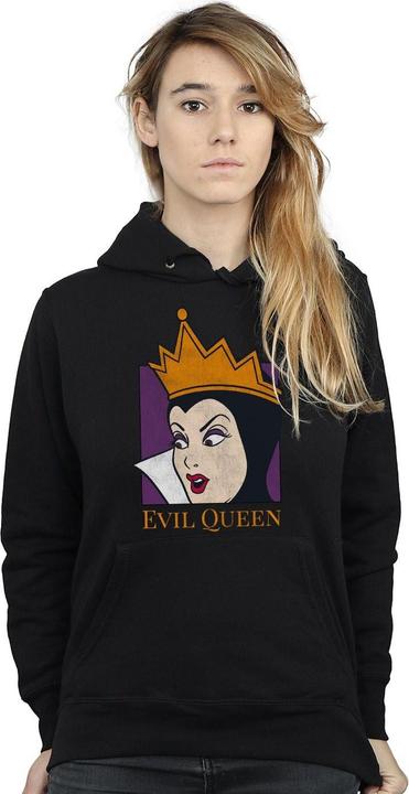 Actual product image Disney Womens/Ladies Evil Queen Cropped Head Hoodie (XXL)
