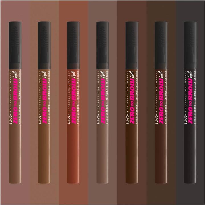 Image du produit NYX Professional Make-Up Zero To Brow (05 Frêne brun)