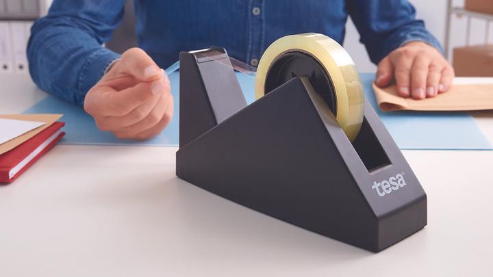 Actual product image tesa ® Table dispenser Easy Cut® Economy 25 mmx66 m (WxL) black