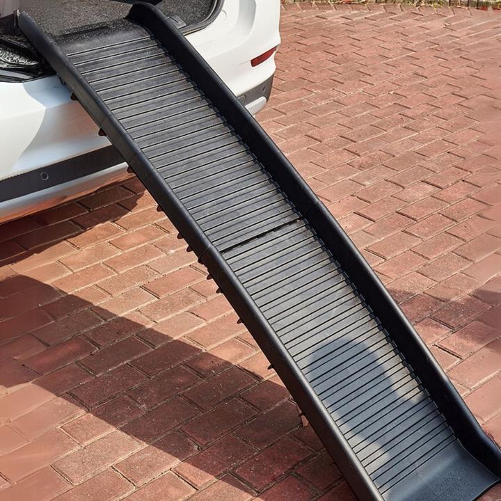 Actual product image Hermex Hunderampe Klapp-Rampe Einstieghilfe Aufstiegshilfe Tiertransport (Dog, Foldable)