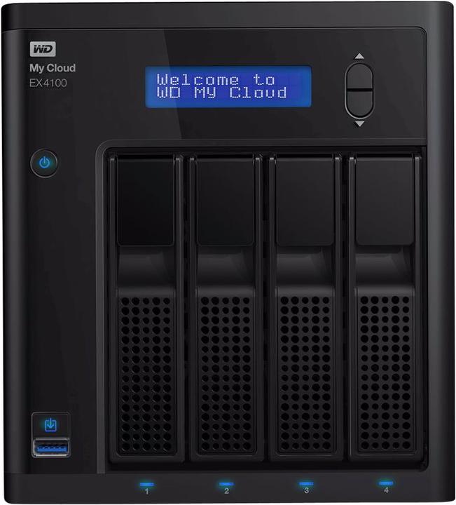 Produktbild WD My Cloud EX4100 NAS 4-Bay person. Cloud storage incl drives Marvell ARMADA 388 (4 x 10 TB, WD Red)