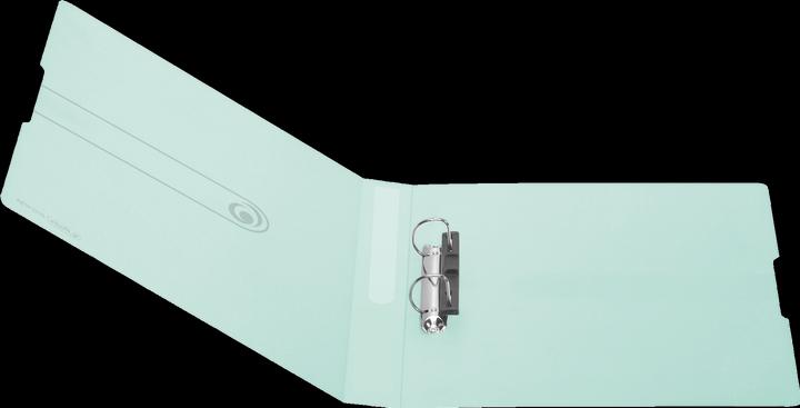 Actual product image Herlitz Ring binder easy orga to go Pastel, A4, 2-ring, mint-transparent, Pastel series, D-Combi mechanism (A4, 38 mm, 1 Piece)