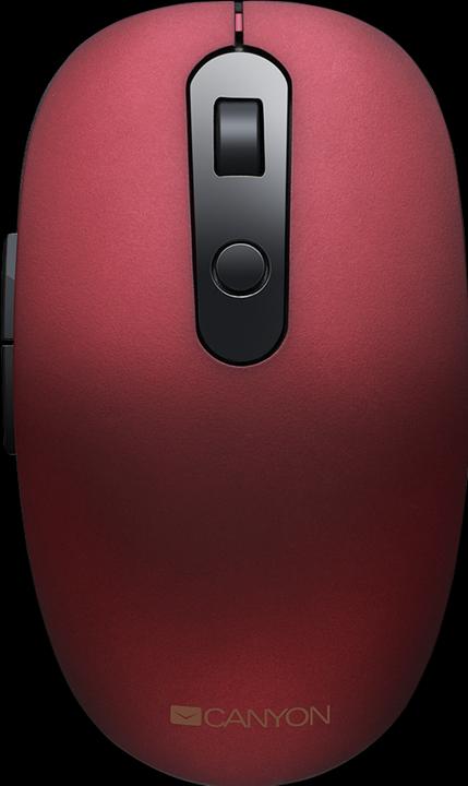 Actual product image Canyon MW-9 2 in 1 Optical Wireless Mouse 6 Buttons, DPI 800/1000/1200/1500, 2 modes (BT / 2.4GHz) (Wireless)
