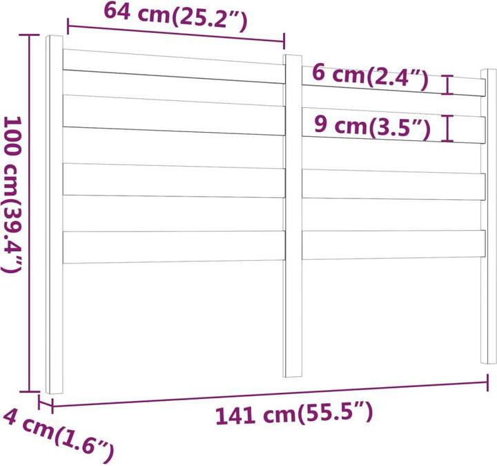 Immagine prodotto VidaXL Bonar (141 x 4 x 100 cm)