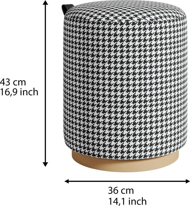 Actual product image Atelier del Sofa Macaria Tuffet
