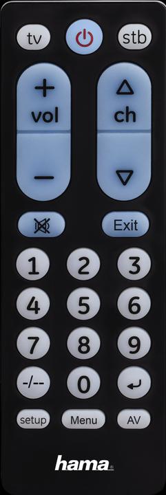 Hama Telecomando universale 2in1 Big Zapper (Telecomando universale, Infrarossi)