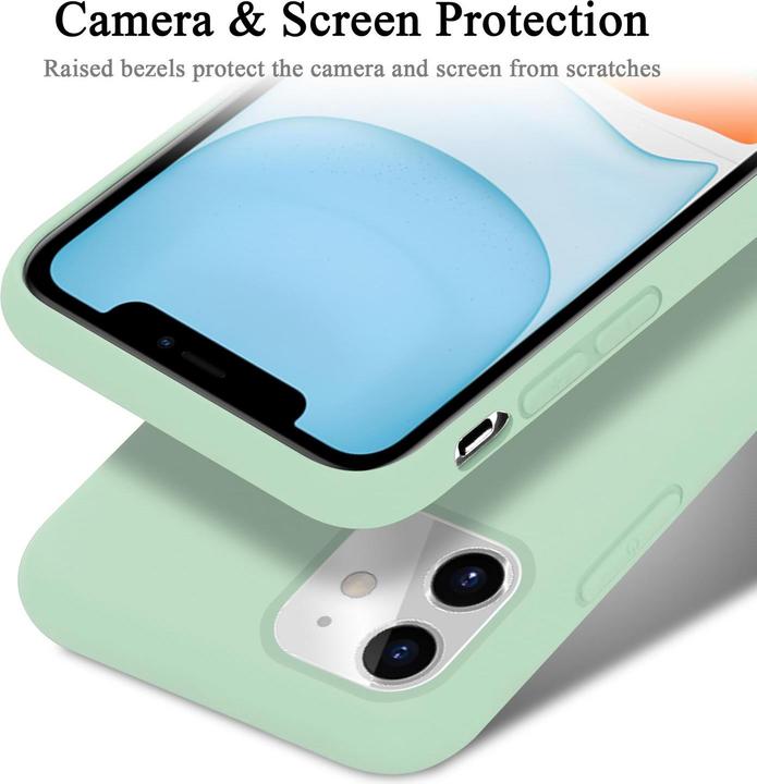 Actual product image Cadorabo TPU Liquid Silicone Case Cover (Apple iPhone 11)