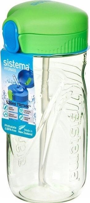 Actual product image Sistema Hydrate Quick Flip 520 ml drinking bottle, assorted (0.52 l)