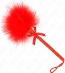 Produktbild Kink - Nylon Rope Wand mit kitzeln Federn und rote Schleife 25 Cm