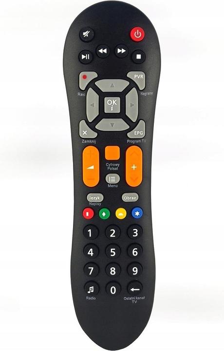 Lasmex Telecomando per HD7000/HD5000/ HD3000 senza logo, tasti arancioni