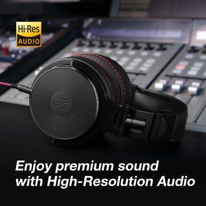Actual product image OneOdio Pro-60 DJ Over Ear Headphones Wired Stereo Black High-Resolution Audio Foldable, Sc (ANC, Cable)