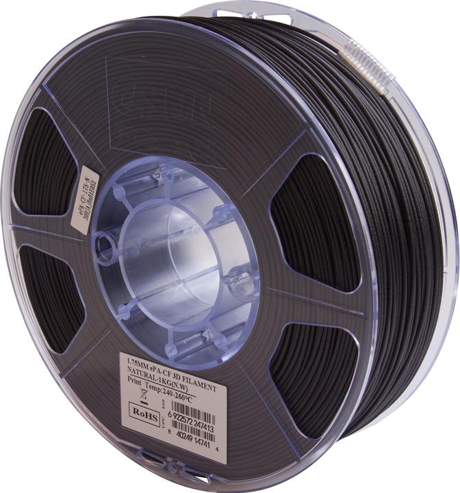 Actual product image eSUN Natural 1 kg Nylon Carbon Filament (3D) (Nylon, 1.75 mm, 1000 g, Black)