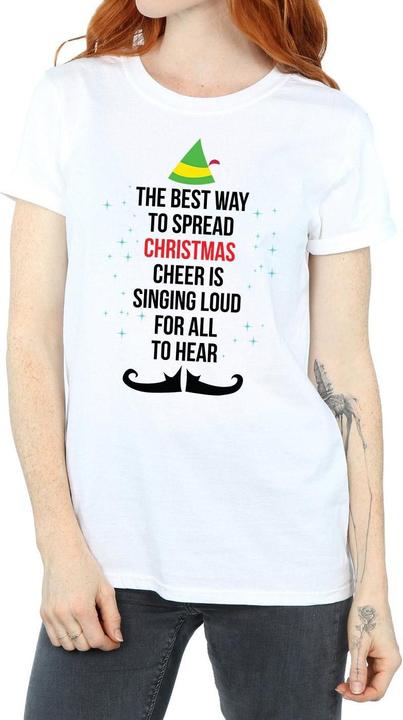 Produktbild Elf Christmas Cheer Text TShirt (XXL)