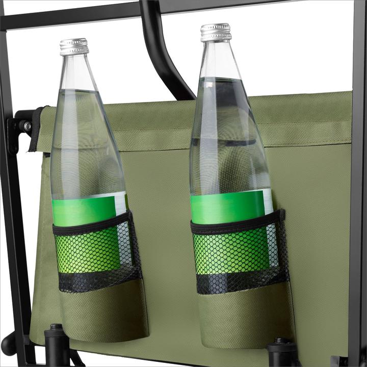 Actual product image tectake Foldable handcart with roof and carry bag