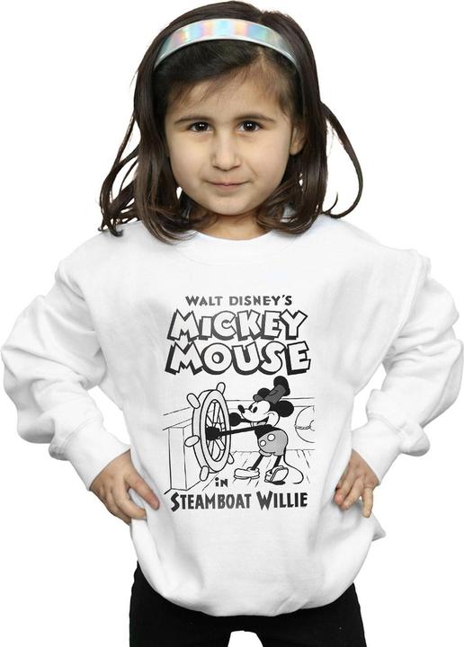 Immagine prodotto Disney Mickey Mouse Steamboat Willie Felpa Ragazze (152, 158)