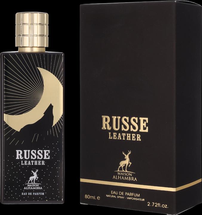 Image du produit Alhambra Russe Leather - EDP - Volume : 80 ml (Eau de parfum, 80 ml)