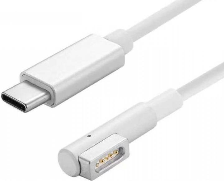 Actual product image PowerGuard USB-C to MagSafe Charging Cable for MacBook Air, Pro (2008-2012) L-Style (60 W)