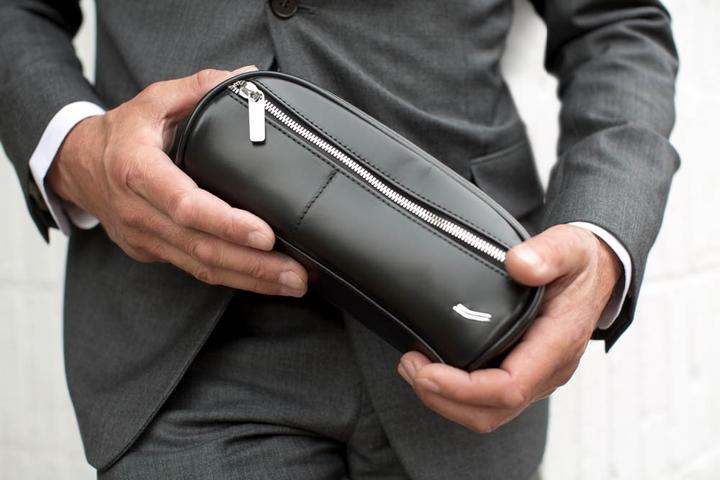 Image du produit Vocier F12 - Luxuriöse Leder-Kosmetiktasche