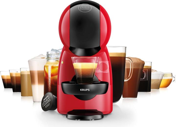Actual product image Krups Nescaf Dolce Gusto Piccolo XS rood koffiezetapparaat Ultra Compact koffiepad koffiemachine multidran (NESCAFÉ Dolce Gusto)