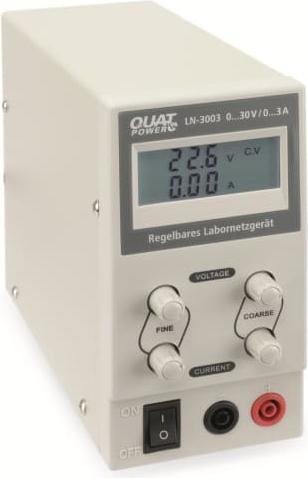 Produktbild QuatPower Netzgerät LN-3003, 0...30V 0...3A, LCD, Grob-/Feinregler