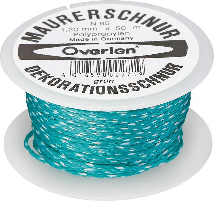 Productafbeelding HP Autozubehör Metselkoord lengte 50 m Ø 1,2 mm 25 kg polypropyleen groen/wit (50 m)
