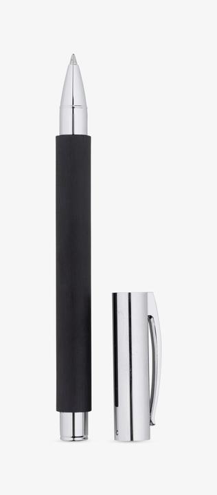 Produktbild Faber-Castell Tintenroller AMBITION OpArt Schwarz (Schwarz, Silber, 1 x)