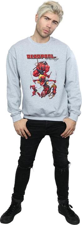 Actual product image Mens Deadpool Family Sweatshirt (3XL)