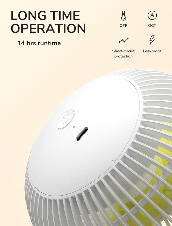 Image du produit Jisulife ‎Clip Fan Life1 Plus - Tischventilator mit Clip-Funktion (40 dB)