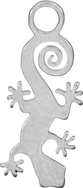 Produktbild Star Piercing Anhänger silber Echse (ohne Messing, Chirurgenstahl 316L)