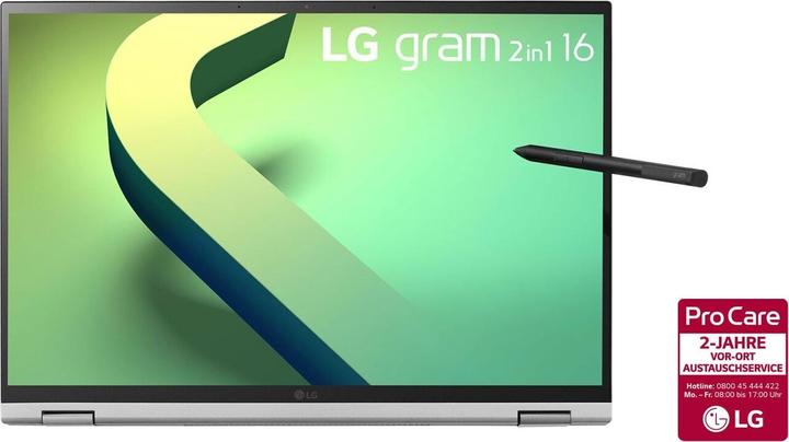 Actual product image LG Gram 16 (16", Intel Core i7-1260P, 16 GB, 1000 GB, DE)