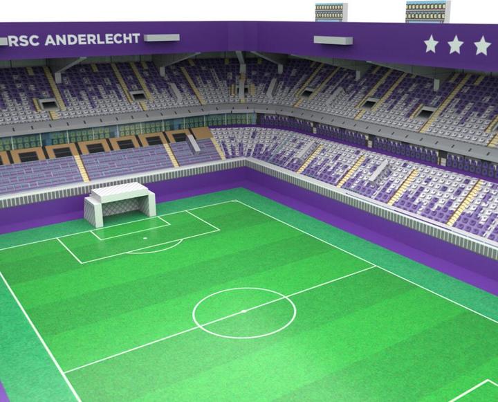 Produktbild Nanostad RSC Anderlecht Stadion 3D Puzzle / RSC Anderlecht Lotto Park - Vanden Stock Stadion 3D Puzzle (117 -Teile)