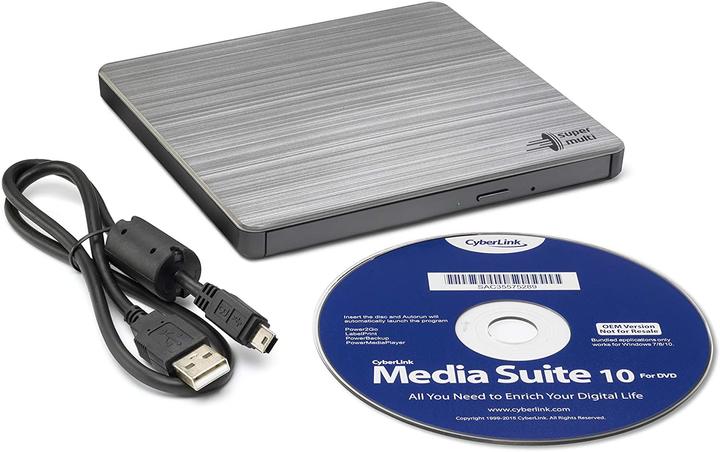 Produktbild LG H.L Data Storage Ultra Slim tragbarer DVD-Brenner GP60NS60 Schnittstelle USB 2.0, DVD±R (DVD Laufwerk)