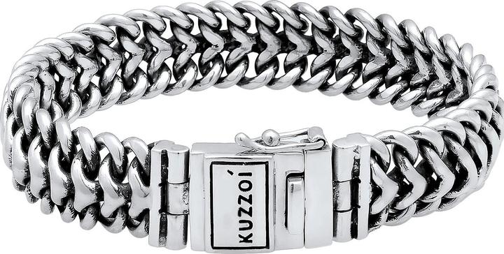 Kuzzoi Basic Armband, Twisted (21 cm, 925er Silber)