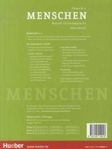 Actual product image Menschen A1/2. Arbeitsbuch mit Audio-CD (German, Angela Poodle, 2022)