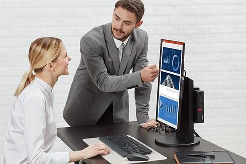Actual product image Lenovo Tiny-In-One Single Monitor Stand (Table)