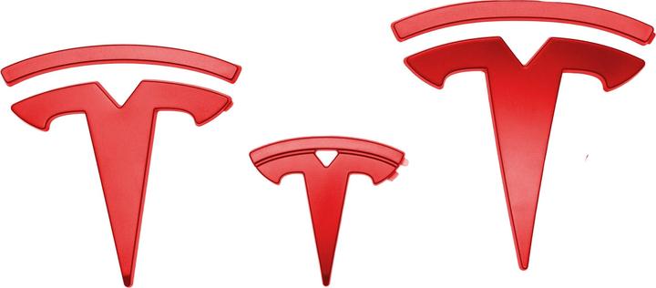 Actual product image Made4EV Logo emblems for the Tesla Model Y