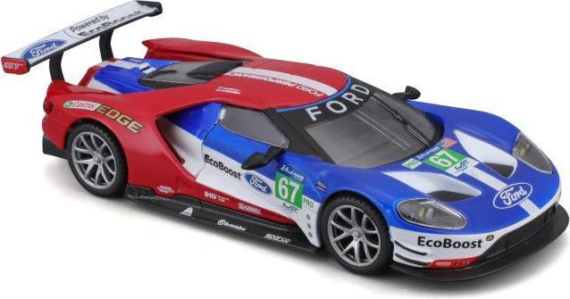 Produktbild Bburago Diecast 1:32 Race in Acrylic Box Ford GT Race Car 2017 Ages 5+ 18-41158