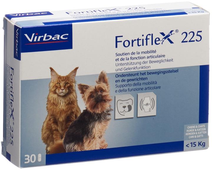 Produktbild Virbac Fortiflex Tabletten 225 mg, 30 Stück (Katze, Hund, 313.60 ml)